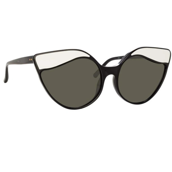 Linda Farrow Ash LFL871C1 Black acetate sunglasses - Picture 2 of 8
